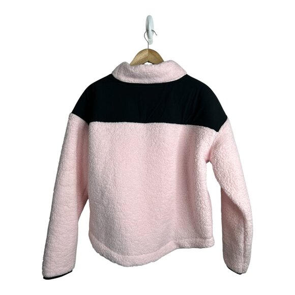 Under Armour Women's Sherpa Fleece Mock Neck Pullover Pink & Black Size XL NWTs - Picture 3 of 12